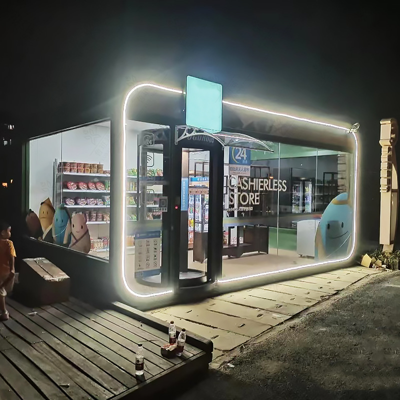 Tienda B & B apple cabina estación punto escénico gama alta manzana almacén casa cápsula almacén móvil futuro espacio cápsula