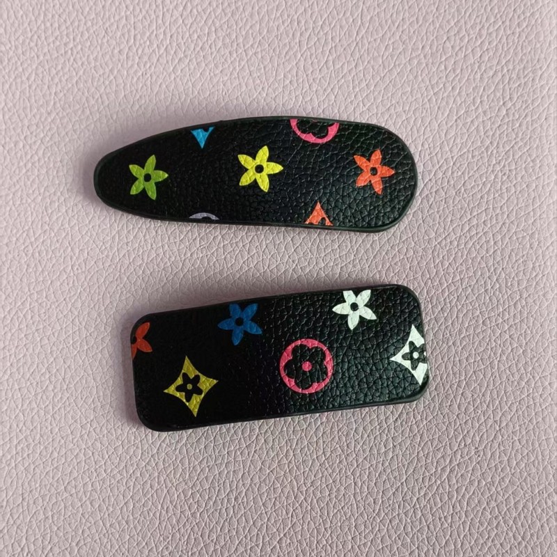 新款洋气简约皮质发夹欧美复古发夹夹时尚边夹女生头饰现货批发|undefined