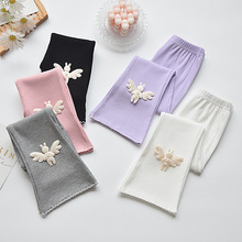 女童夏季薄款喇叭裤儿童阔腿裤冰丝透气休闲裤宝宝夏天外穿防蚊裤