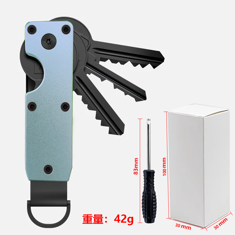 Keychain metal spot transfronterizo de aleación de aluminio Key Holder Best regalos en el extranjero