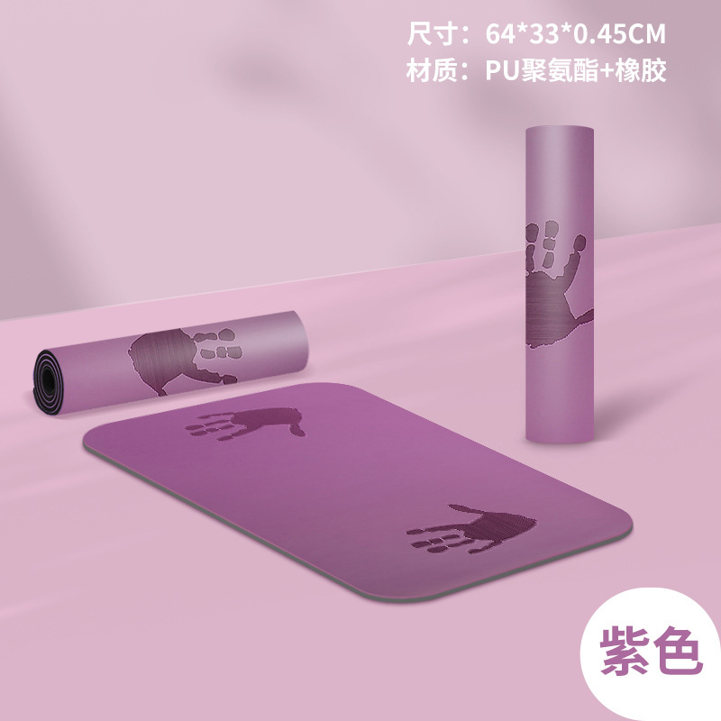 Yoga Handstand Mat Pu Rubber Non-Slip Mat Small Yoga Mat Elbow Pads Knee Pads Shoulder Stand Mat Flat Support Mat