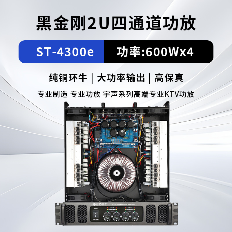 クロスボーダーパワーアンプ、高出力プロフェッショナルリアステージスピーカーオーディオセット、家庭用重低音|undefined