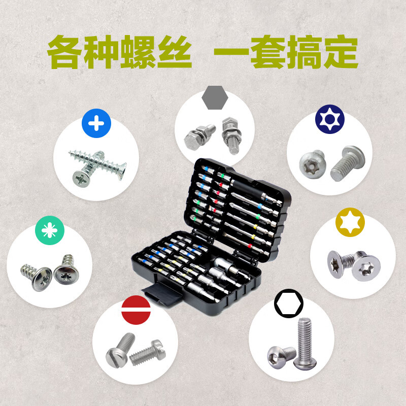 WIX Power Tool Accessories Set Rainbow Head taladro de impacto taladro eléctrico utilizando WA1149 WA1149 [4]