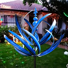 Y 81719 Metal Windmill Garden Decoration ������ת�糵����