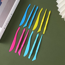 手工diy儿童彩沙刀具三件套大太空玩具沙模具配件粘土工具橡皮泥