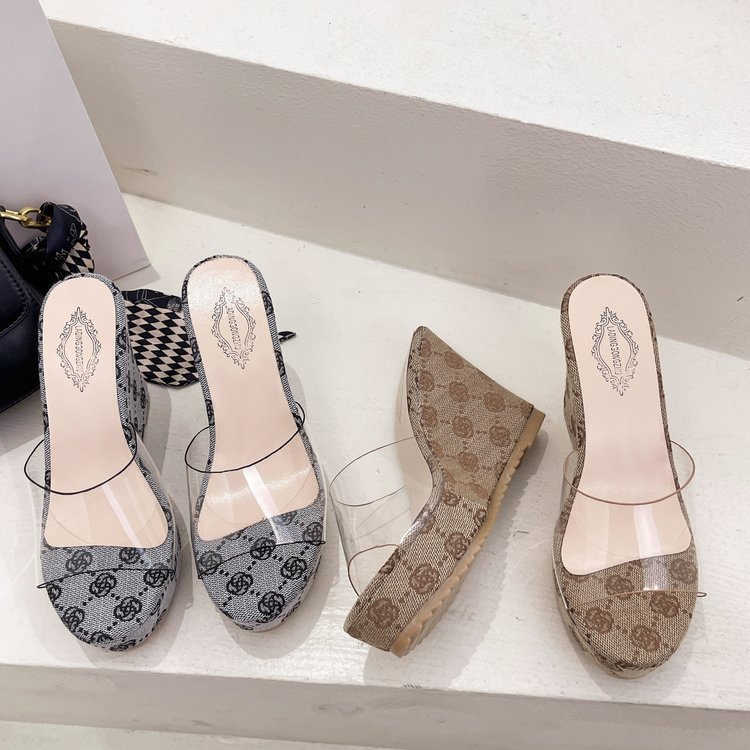 Sandali con cinturino singolo casual moda trasparente con tacco alto vintage da donna con tacco alto e commercio estero transfrontaliero Aliexpress_voghion.com