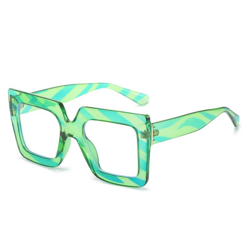 Amazon's Popular Large-Frame Blue Light Glasses for Women, Fashionable Thick Square Computer Glasses with Simple Frames Amazon's Popular Large-Frame Blue Light Glasses for Women, Fashionable Thick Square Computer Glasses with Simple Frames