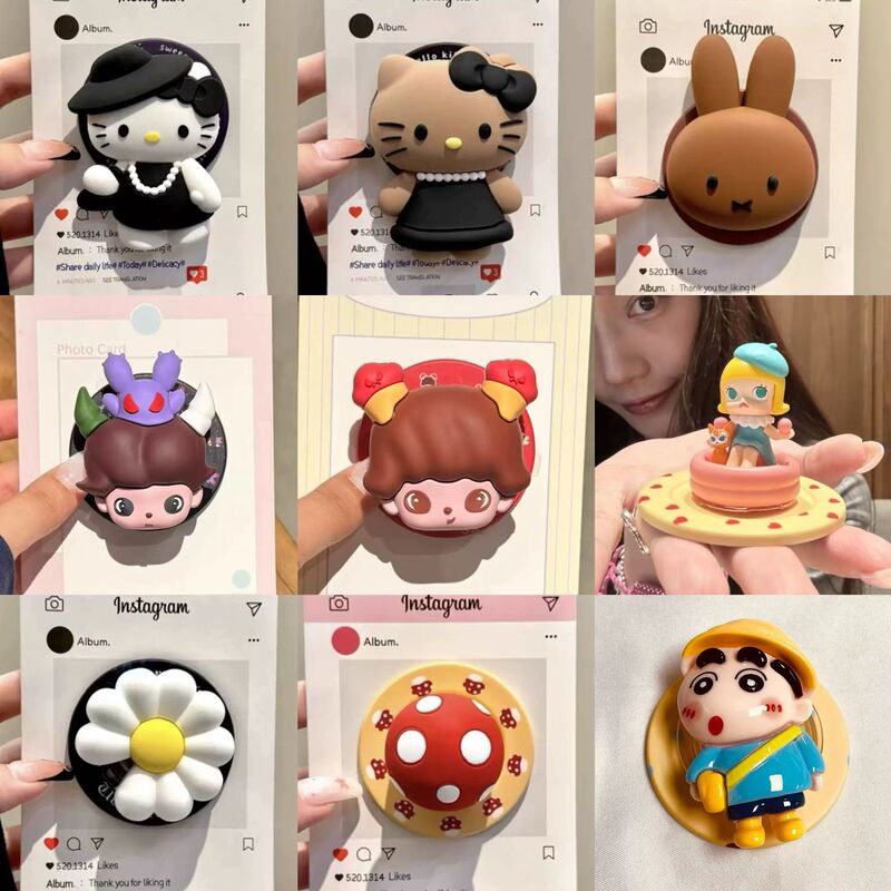 Dimo Boy Rabbit Kitty Cat Suitable for Magsafe Magnetic Stand Strong Adsorption Retractable Desktop Airbag