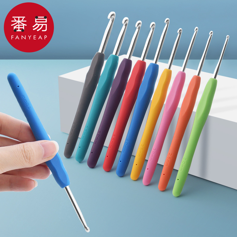 EXPRESIÓN DE ENTRADOS / 10Y crochet A1P60 - bolsas de material tejido a mano lana de mango suave suéter bolsas de muñecas