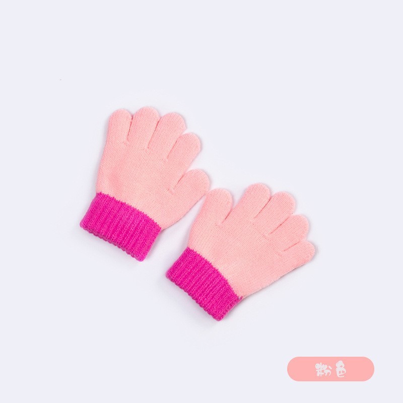 秋冬针织婴幼儿冬季小童儿童宝宝手套厂家全指保暖触屏手套触屏款|undefined