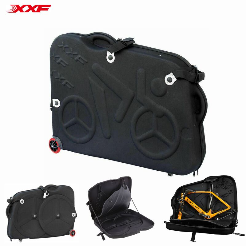 XXF bicycle loading box EVA hard shell shipping box with rollers waterproof road mountain bike long-distance freight packing