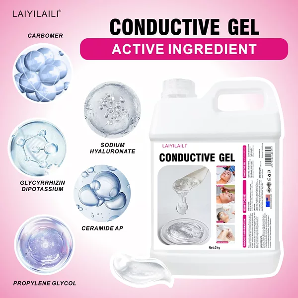 Cross-border skin care gel beauty salon uses ultrasonic equipment to import body facial moisturizing gel 3kg