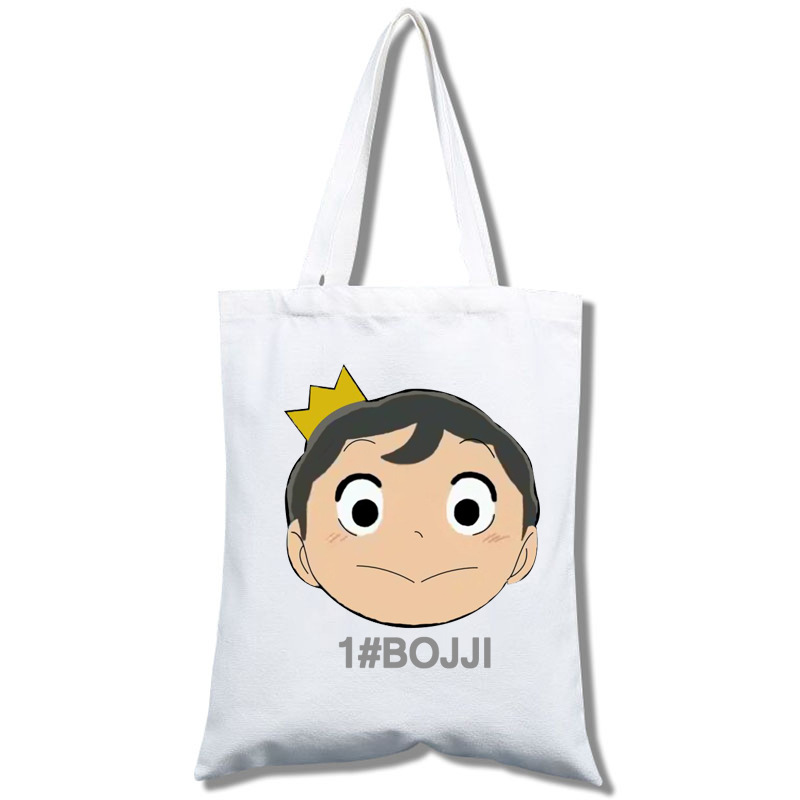 跨境 国王排名 Ranking of Kings 卡通休闲外出大容量帆布购物袋