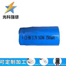 ���N 16340�� 2500MAH ��늳� 3.7V �������Ͳ �����C̫���