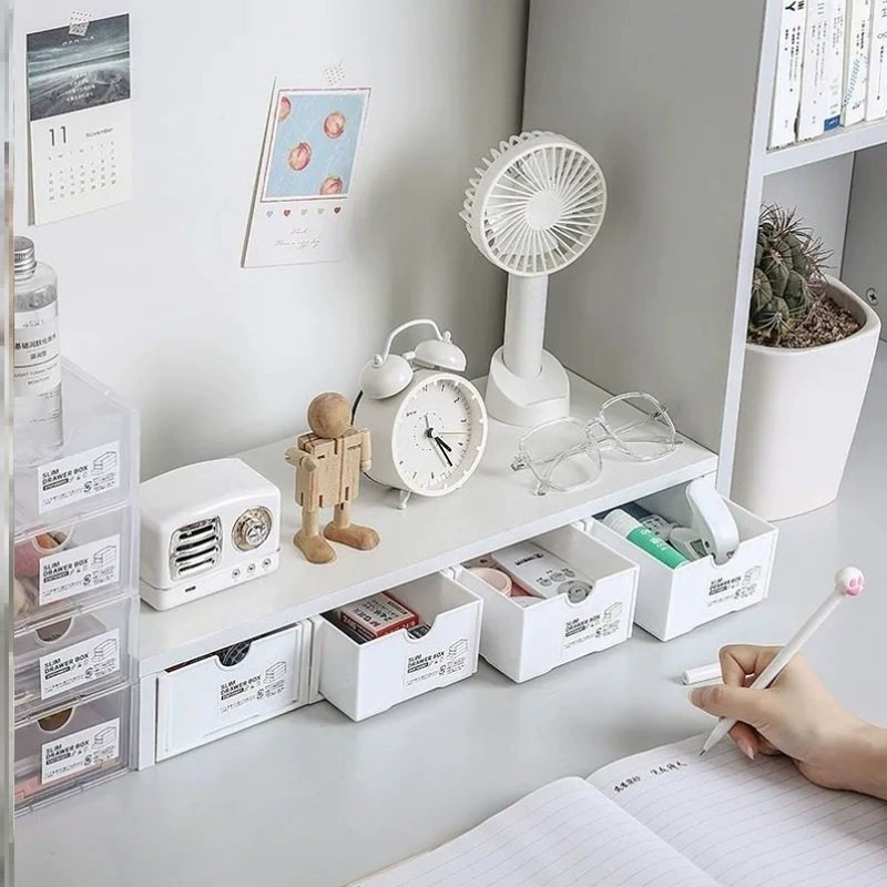 Компьютерный настольный стеллаж для хранения, настольная стойка для хранения, базовый кронштейн для ноутбука, многослойный кронштейн для монитора