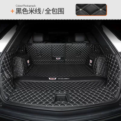 Trunk Mat — suitable for 2025 - all-in-one-black-and-black-beige-20-24-cadillac-xt5