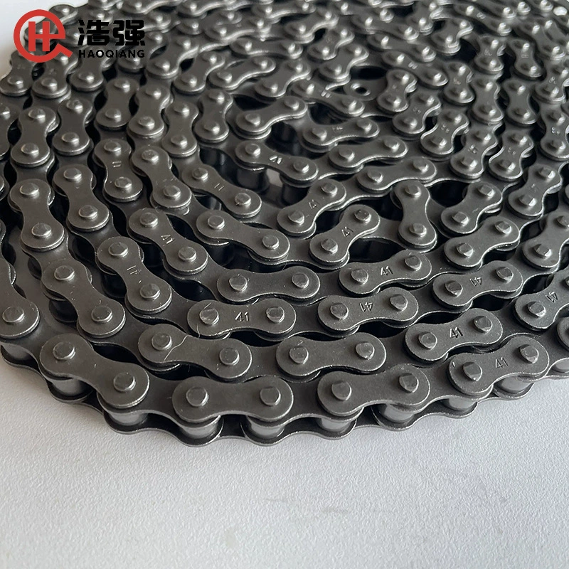 Промышленная цепь передач № 41 от производителя: однорядная компактная роликовая цепь, оптовая продажа от производителя.