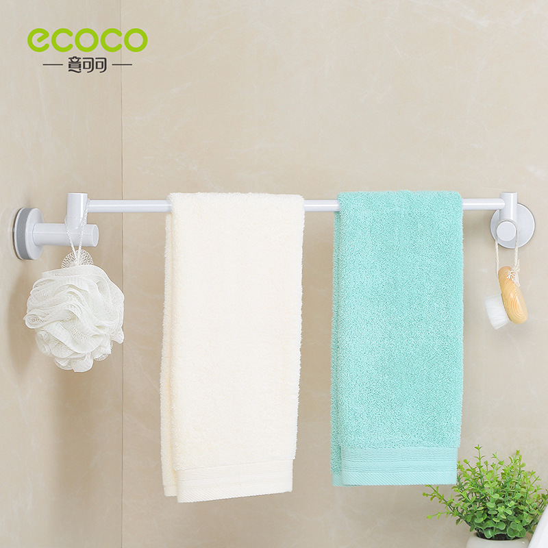 Sola barra toallero ponche libre de baño Baño ventosa toallero Barra de toalla Nordic simple creativo rack de almacenamiento image 4