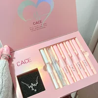 CACE Pink Party Makeup для губ 6 костюмов прозрачный блеск для губ матовая губная грязь для губ