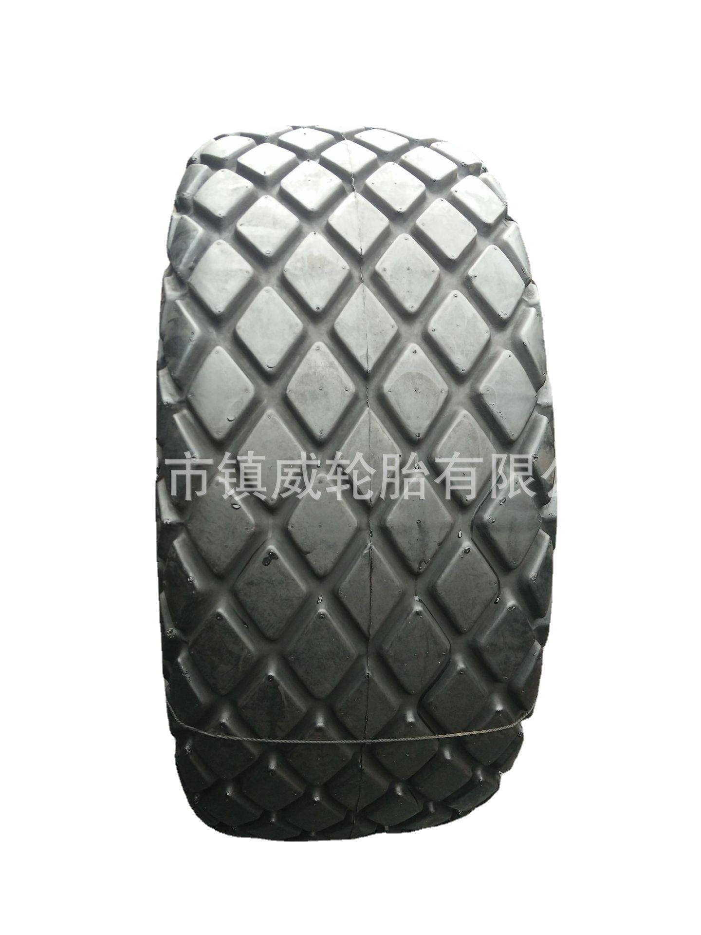 现货供应工程车压路机轮胎 24-21 块状花纹工程机械轮胎