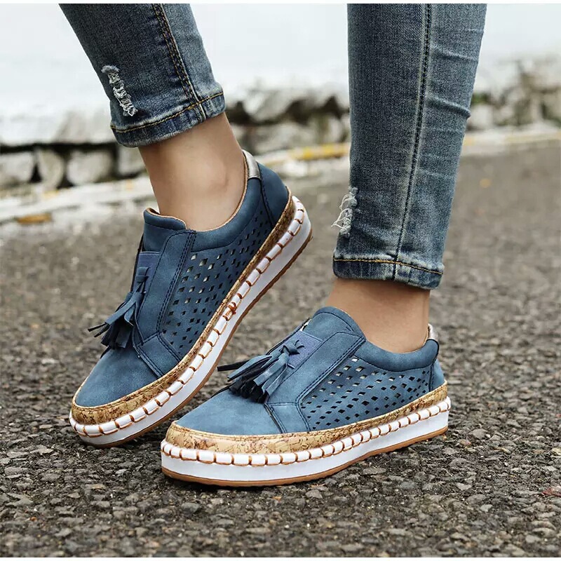 New Arrival Tassel Export Shoes for Women, Summer Shallow Mouth Shoes, Single Shoes, 2020 Summer Foreign Trade Aliexpress Sneakers