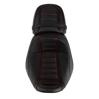 Driver and Passenger Seat Cushion – Motorcycle cushion - striped-style-black