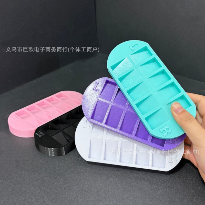 Cross-border independent website Nail Tray Organizer, nail tray storage box, wearable nail art classification tray