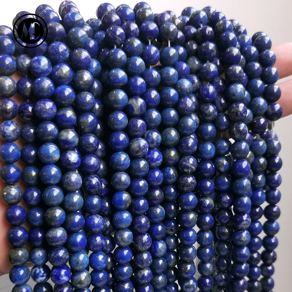 Organic glossy rosary with round beads