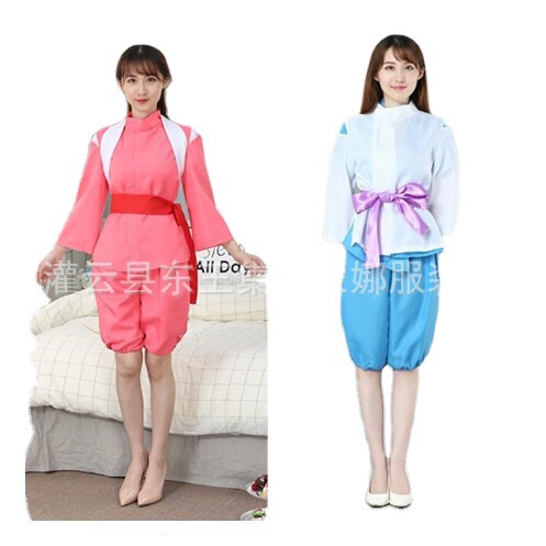Wholesale Anime Totoro and Senhorita cosplay Amber River Little Dragon Daido Senhorita women's clothing Xiaoqian performance costume