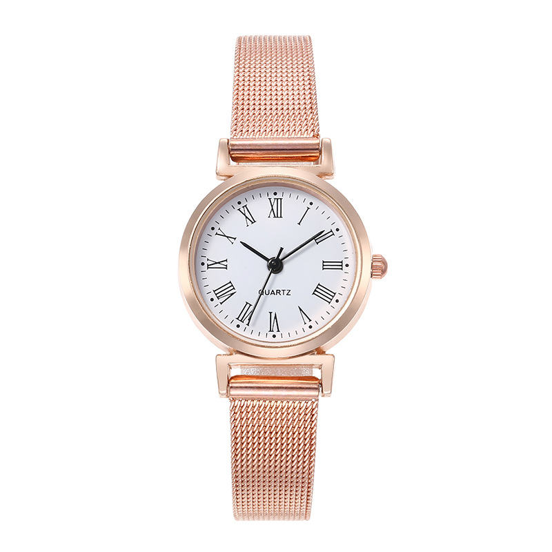 New Women's Knitted Strap Small Dial Casual Fashion Quartz Watch Middle School Student Simple Watch Dropshipping