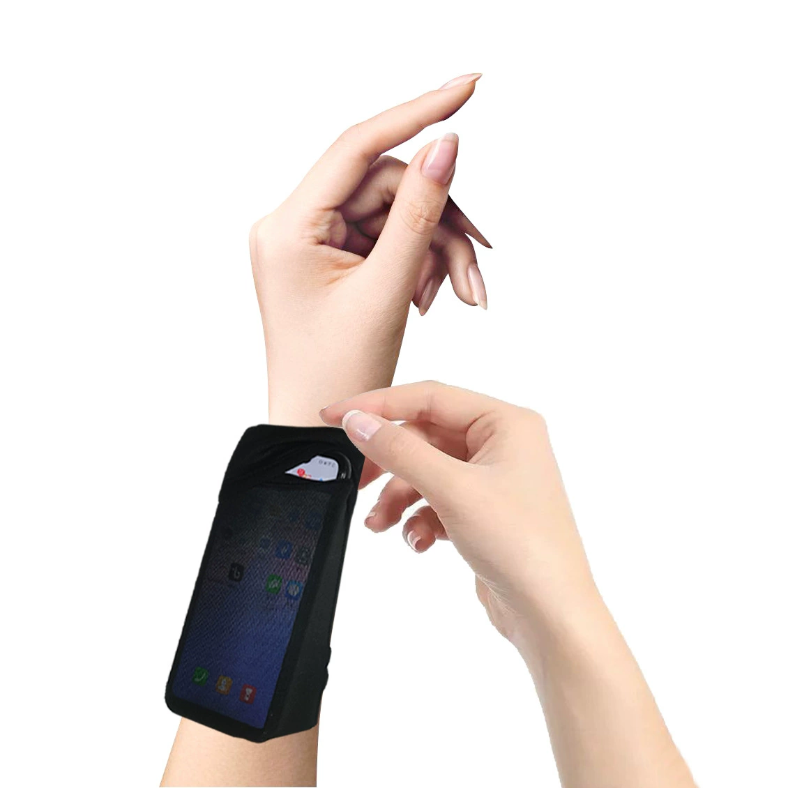 Спортивная наручная сумка для мужчин и женщин, чехол для мобильного телефона для бега, мини-сумка для ключей, многофункциональное оборудование для фитнеса, вмещающее мобильные телефоны.