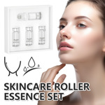 跨境TK热卖无标护肤滚轮精华套装1+3pc紧肤提拉面部肌肤保湿嫩肤