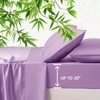 ⑨K 78 4pcs Cooling Bamboo Blend Bed Sheet Set Deep20|ms
