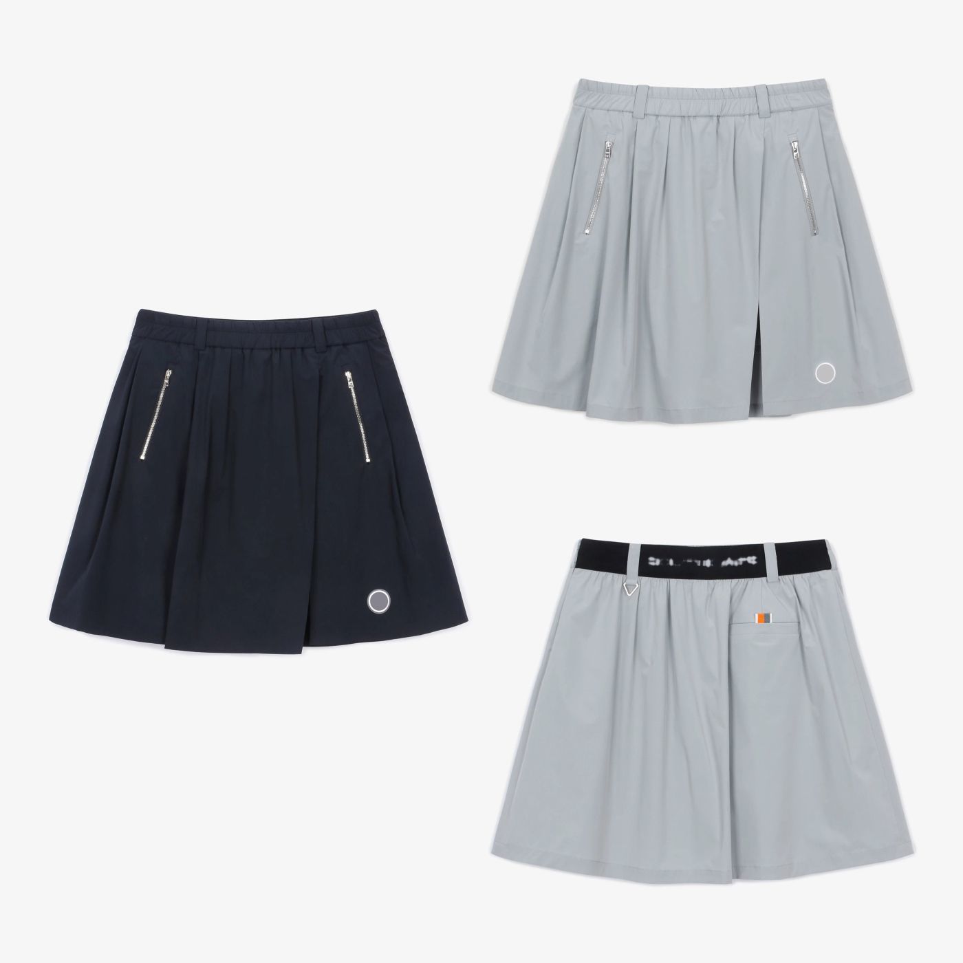 Korean Golf Golf Summer 24 New Women's Short Skirt Elastic Waist Slimming Anti-Exposure Flared Skirt Pants Trend