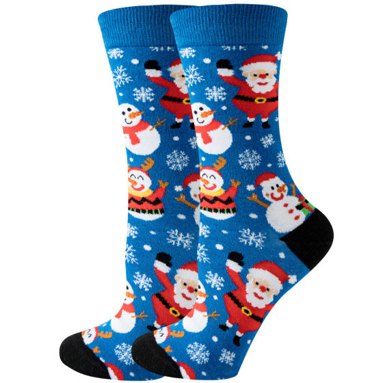 2023 amazon new gold silk dancing santa claus snowman tube socks elk tide socks christmas tree women socks