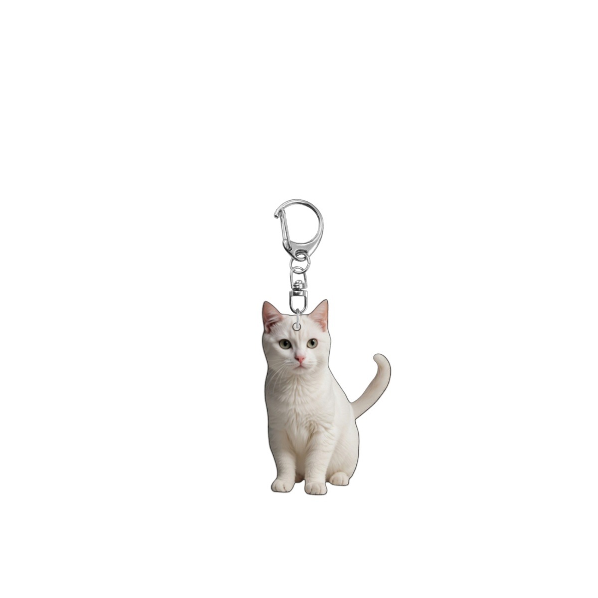 Unisex Gender Cute Cat Arylic Unisex Keychain