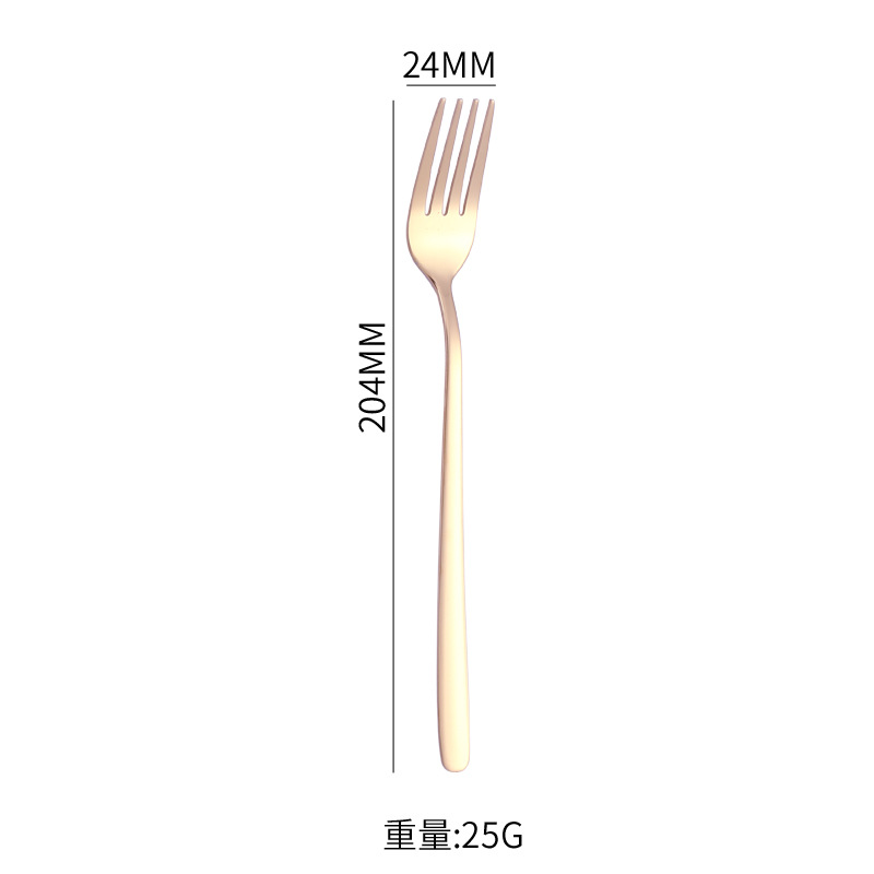 한국식 [스테인리스]-로즈 골드 포크