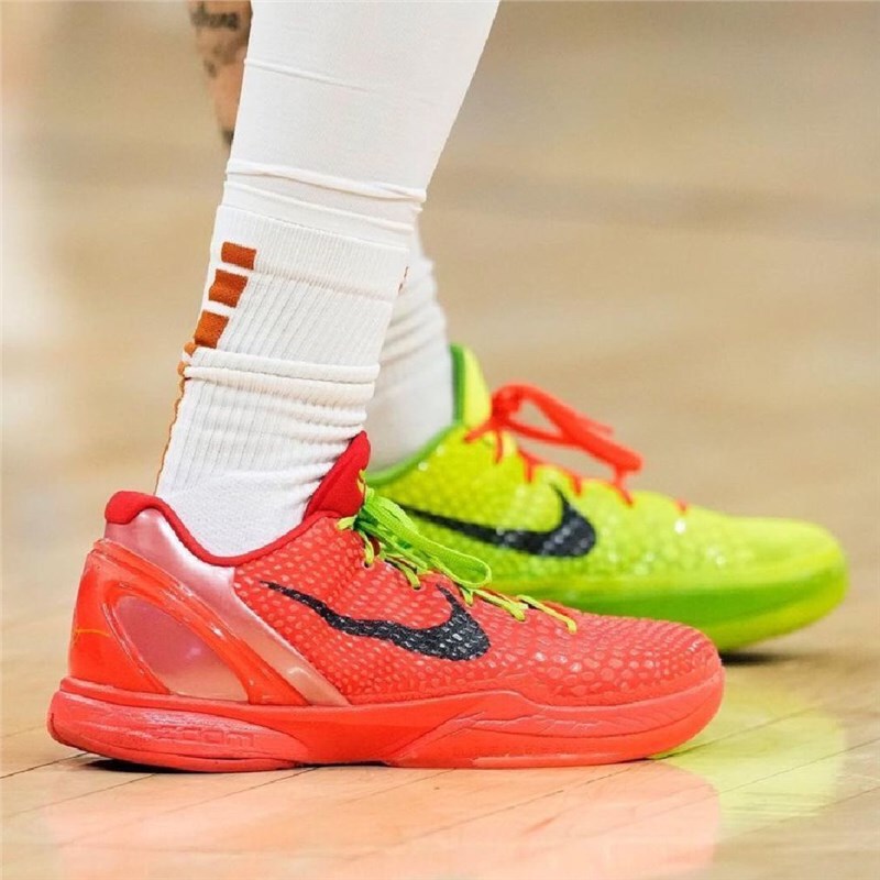 莆田コービー 6 世代バスケットボールシューズリバーサブルグリーンスパイダーマン Kobe6 男女兼用エアクッションカーボンプレート耐摩耗性オールスタースポーツシューズ|undefined