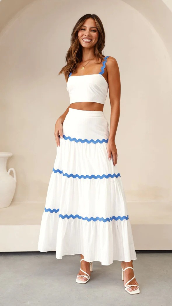 329g Weight Sleeveless Sleeve Length Spandex, Polyester Fabric Type Skirt Co-ord Set Sets Type 2 Pieces Set Quantity Daily Occasion U Neck Neckline Regular Fit Fit Type Solid Color Pattern Summer, Spring Season Women's Gender Preppy Style, Classic Style Style Daily Women's Preppy Style Classic Style Solid Color Spandex Polyester Skirt Co-ord Set Skirt Sets 14