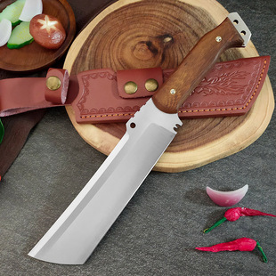 Cross-Border Outdoor Camping Chopping Knife, Household Kitchen Chopping Knife, Road Clearing Knife, Mountain Climbing Obstacle Clearing Knife, Field Survival Knife