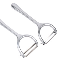 Creative Kitchen Tool Zinc Alloy Y-Shaped Fruit Peeler Fruit Slicer Peeler