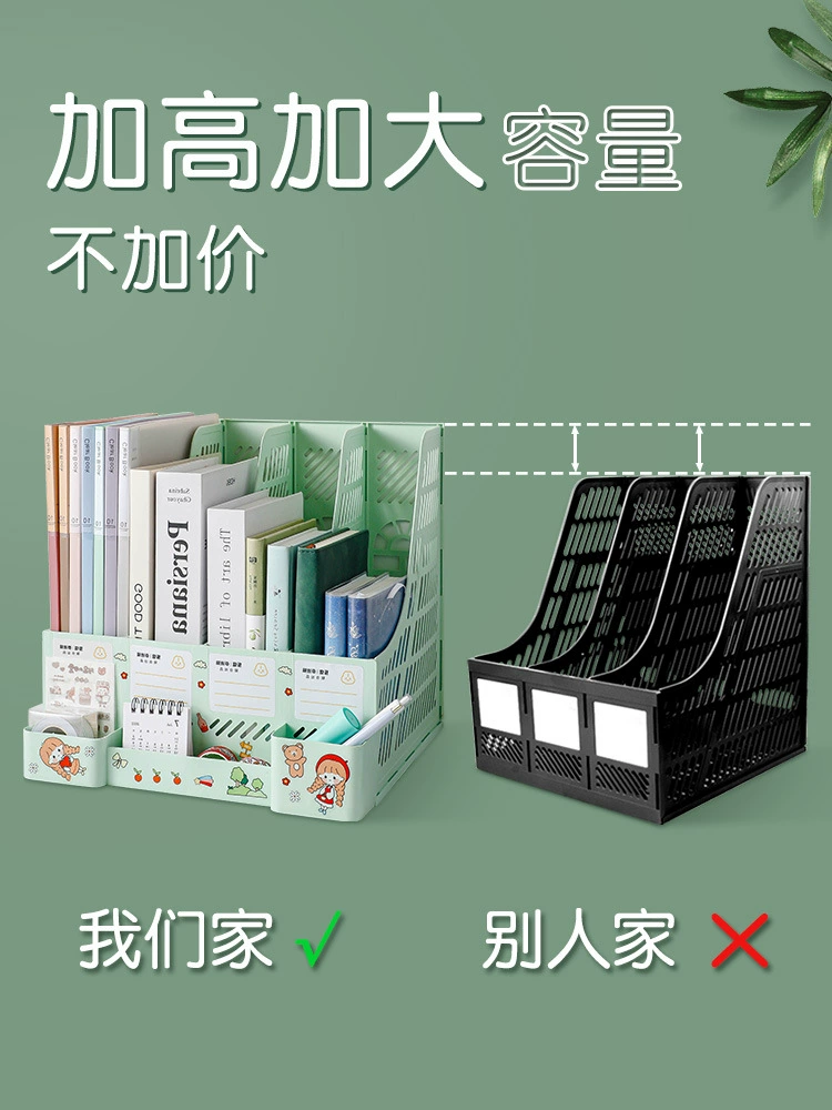 Capacious storage box, bookshelf, storage system for documents