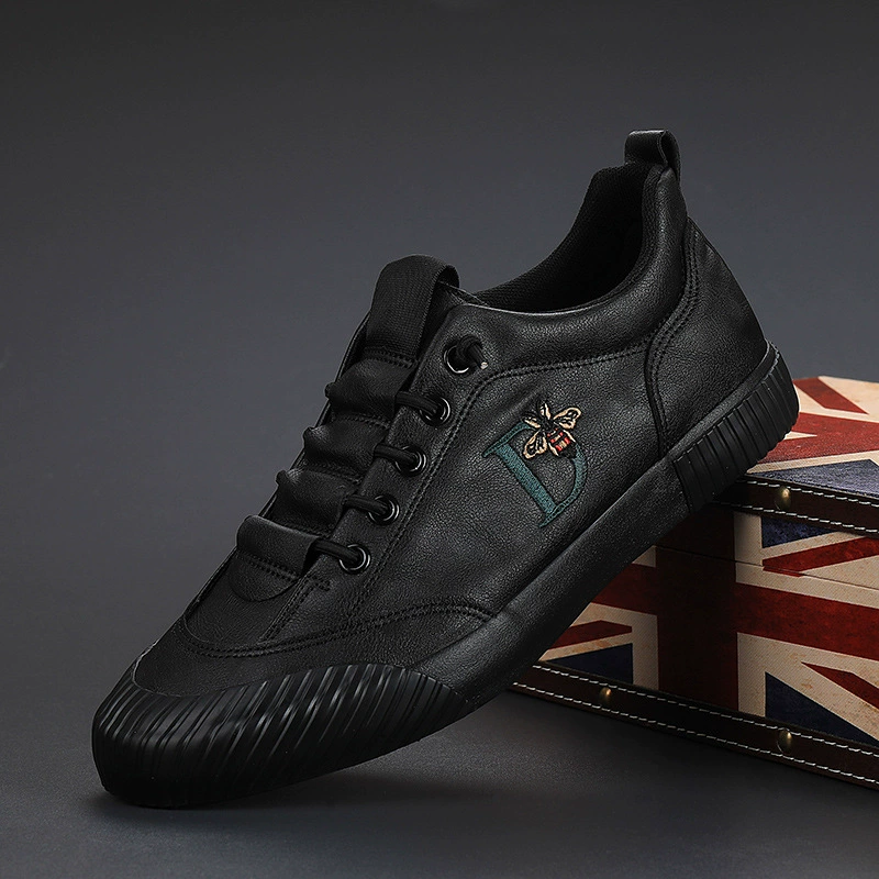2024 весна новые осенние мужские кожаные туфли корейские модные повседневные туфли