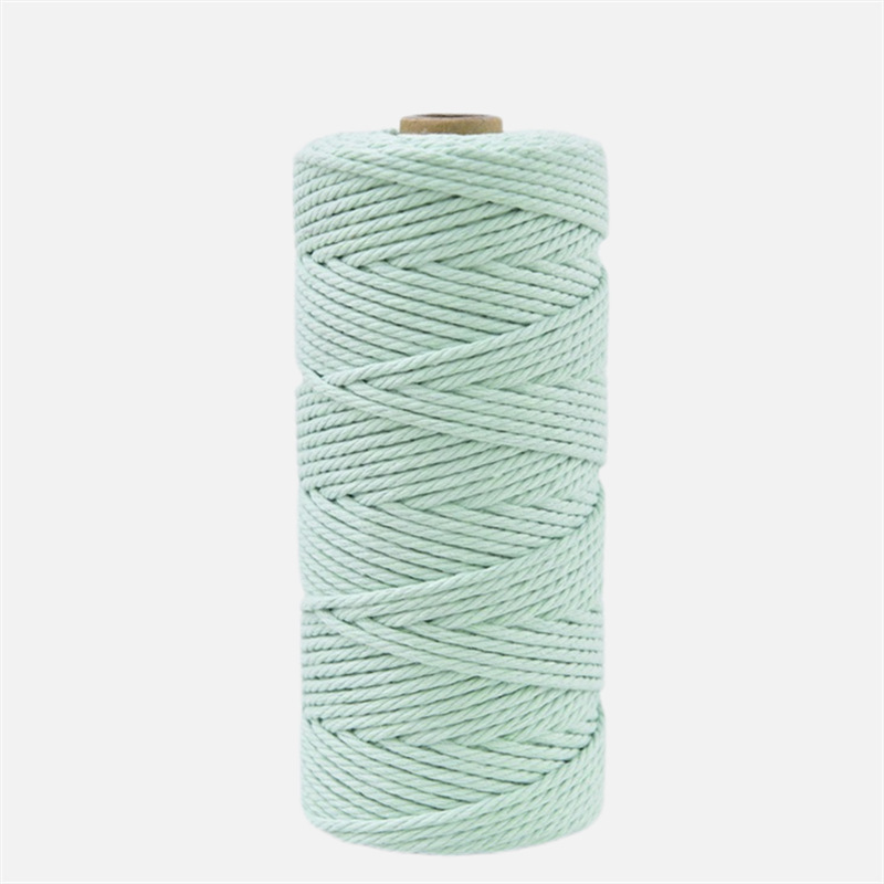 3mm cuerda de algodón colorido diy hecho a mano 4mm cuerda de tapiz cuerda tejida 5mm regalo cuerda de algodón decorativa cuerda de sombrero al por mayor