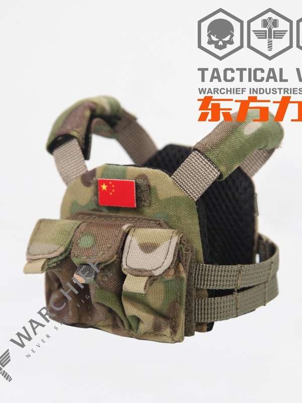 新品酋长户外运动便携战术战术迷你小背心军迷小配件挂饰户外用品|undefined