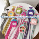 Small fresh simple long diagonal bag coin purse lanyard for Apple 16ProMax Huawei Xiaomi OP
