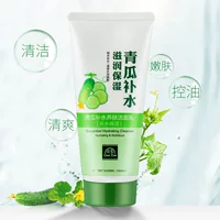 Аутентичное очищающее средство для лица Qianxue Cucumber 170 г. Увлажняющее, освежающее, контролирующее жирность, глубоко очищающее, не пенящееся очищающее средство для лица.