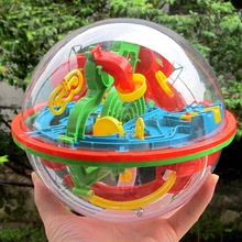 100 Step 3D Magic Maze Intellect Ball Labyrinth Sphere Globe