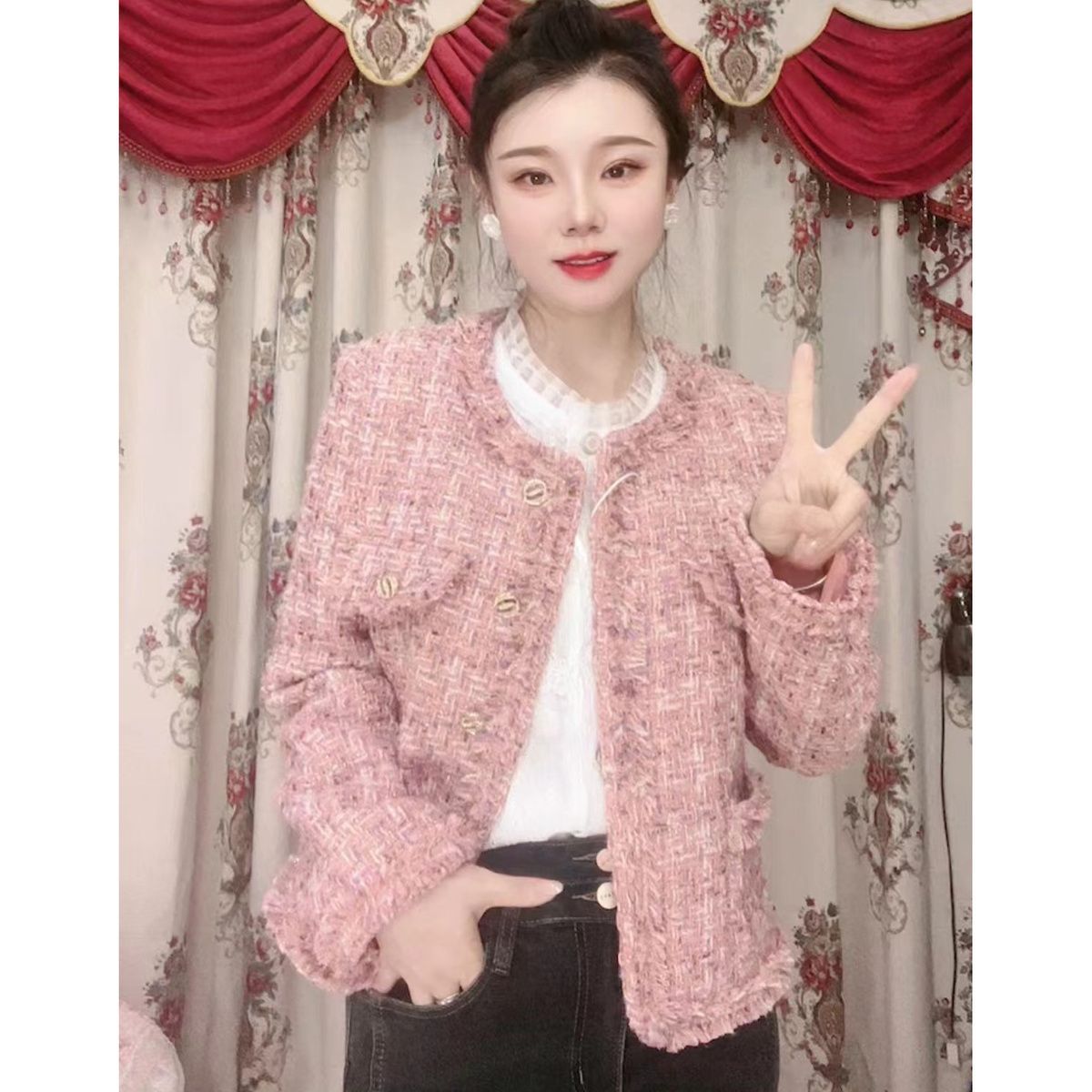 핑크*8118 [두꺼운 퀼팅}