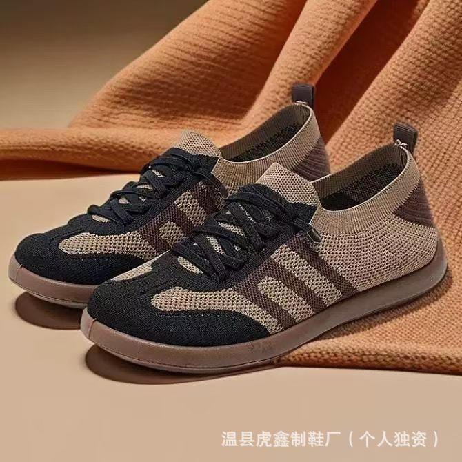 2025爆款春季时尚洋气德训鞋女士休闲单鞋软底防滑懒人鞋轻便舒适|undefined
